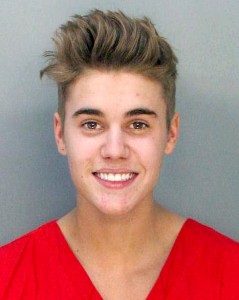 Justin Beiber Mugshot