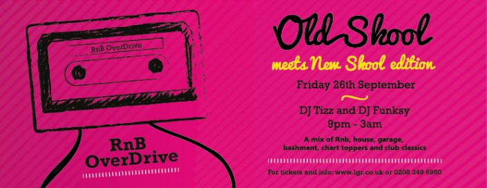 RnB Old School Party North London Bashment Garage House Friday