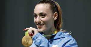 Anna Korakaki wins first gold medal for Greece and picks up a bronze medal... adding to the nation's tally of up to four medals